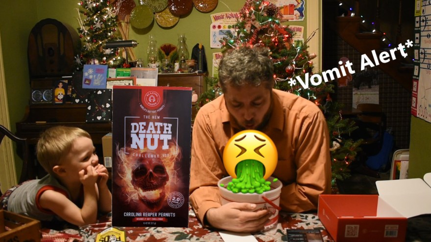 Death Nut Challenge 2.0 | World's Hottest Peanuts | Vomit Alert
